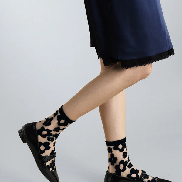 HFB - Pop Sheer Short Crew | Black