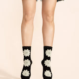 HFB - Blooming Daisy Short Crew | Black