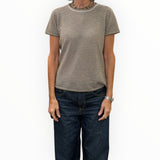 UN - Cashmere T-Shirt | Ecru/Noisette