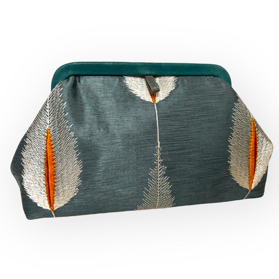 MP - Liette Embroidered Clutch | Teal