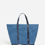 VB - Cabas Linen Tote | Indigo