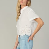 JJ - The Eyelet Shirt | White