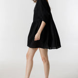 LT - Alcala Linen Dress | Black