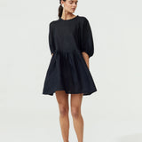 LT - Alcala Linen Dress | Black