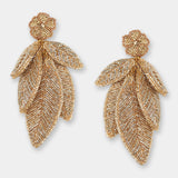 OD - Leaf Earrings | Gold