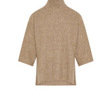 SV - Turtleneck Sweater Top | Beige Tan
