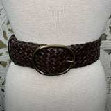 DD - Braided Belt, 5cm  | Brown