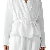 EF - High Collar Jacket | White