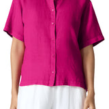 EF - Mandarin Collar | Fuchsia