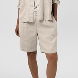 EF - High Waisted Walking Shorts | Undyed Natural
