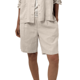 EF - High Waisted Walking Shorts | Undyed Natural
