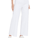 LY - Erin Hi Waist Wide Leg Denim | White