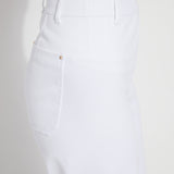 LY - Erin Hi Waist Wide Leg Denim | White