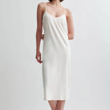 SW - Long Sexy Slip | White