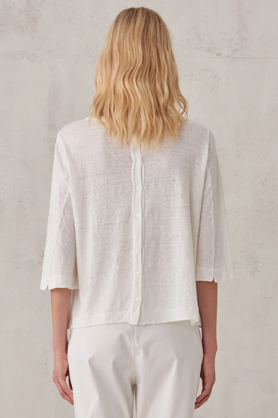 TT - Linen Jersey Shirt | White