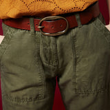 HT - Angus Brown Leather Belt