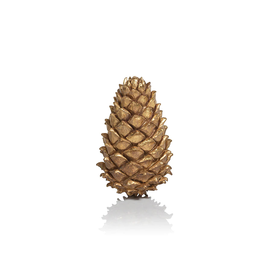 ZX - Gold Decorative Pine Cone