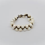Bracelet | Macrame Style Pearl