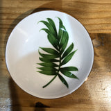 BD - Palm Leaf Ceramic Plate