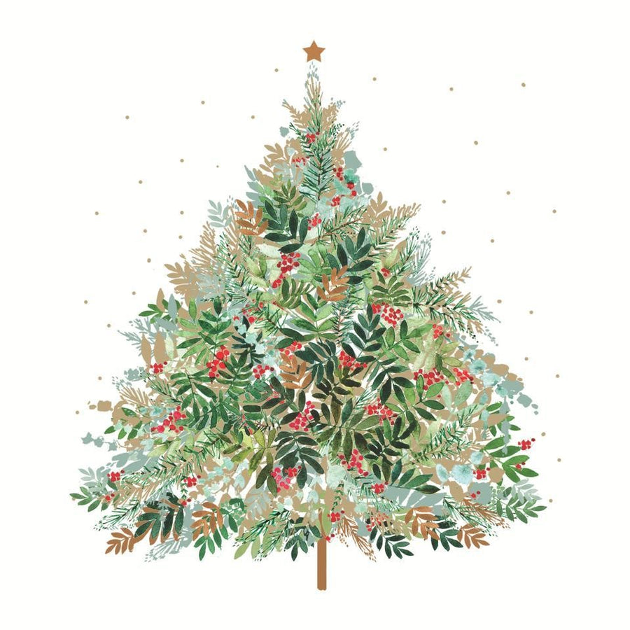 PPD - Lunch Napkin | Christmas Hill Tree