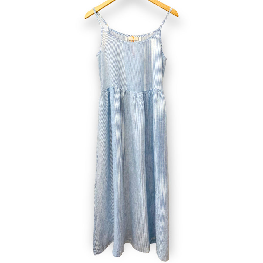 CP - Hazel Linen Dress | Striped Wash
