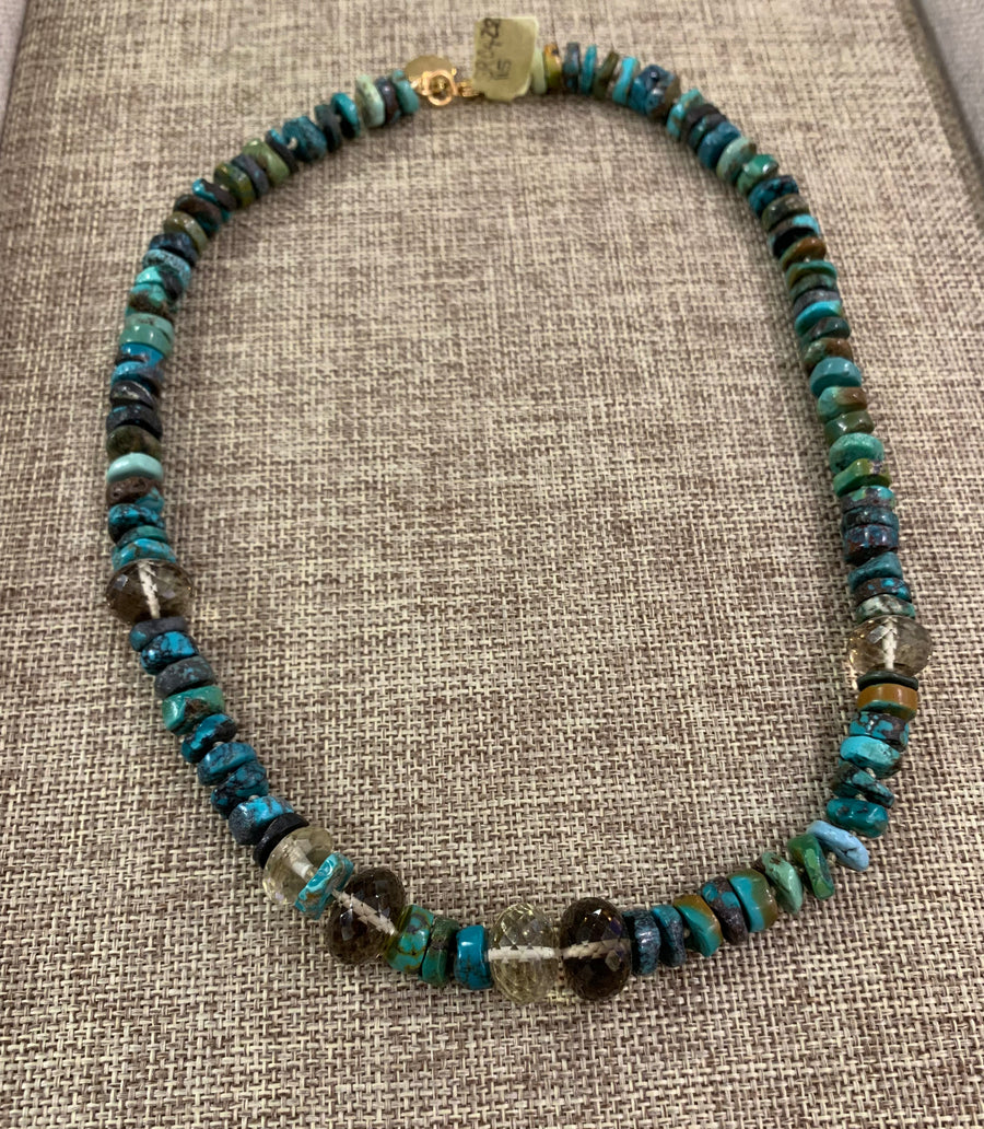 Choker | Turquoise w/ Semi-Precious