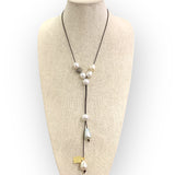 3 Way Necklace | South Sea Pearls w/ Diamond Heart