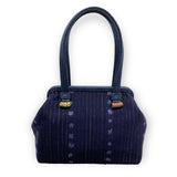 MP - Oliva Embroidered Handbag | Navy