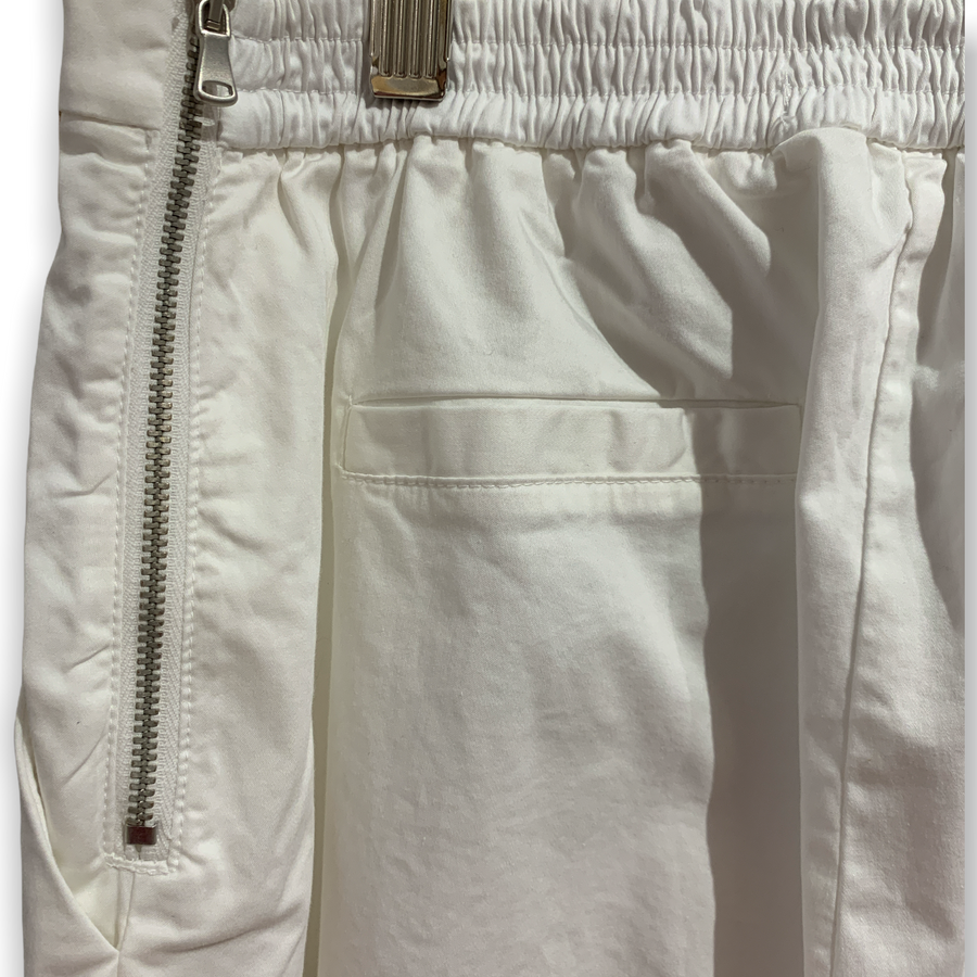 T - Cotton Trouser | White