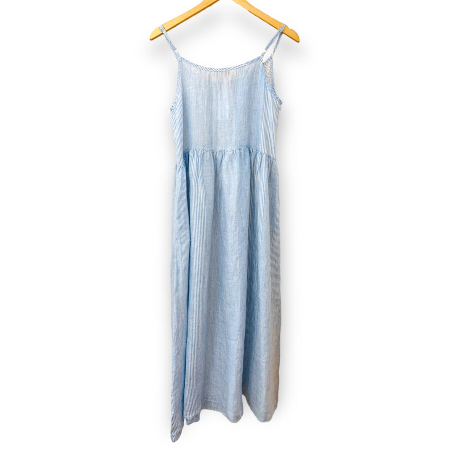 CP - Hazel Linen Dress | Striped Wash