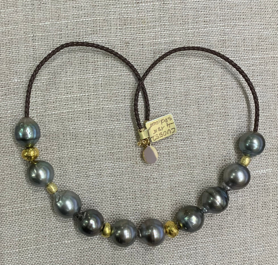 Choker | Tahitian Pearls w/ 18K Gold