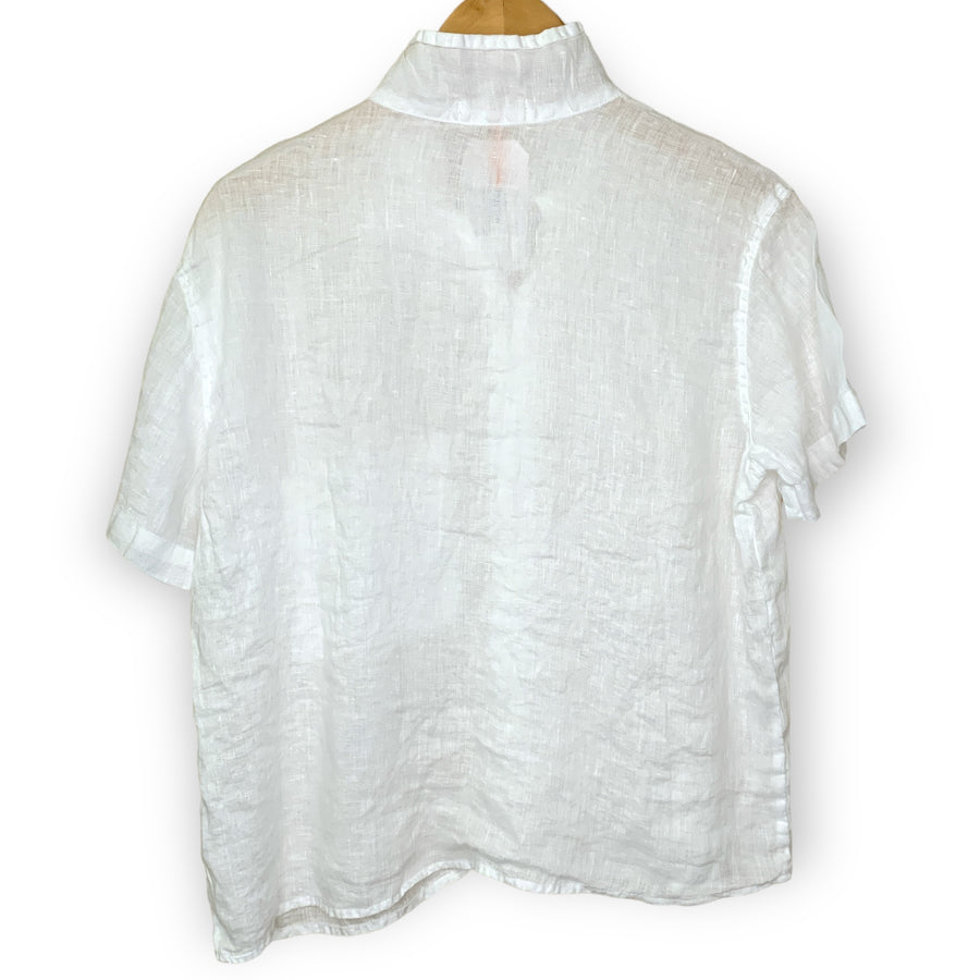 CP - Nic Linen Shirt | White