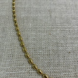 Mid-length - Gold Rice Bead Chain | 18"