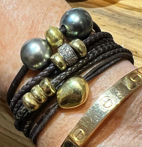 Bracelet | Tahitian & 18K Gold Roundel