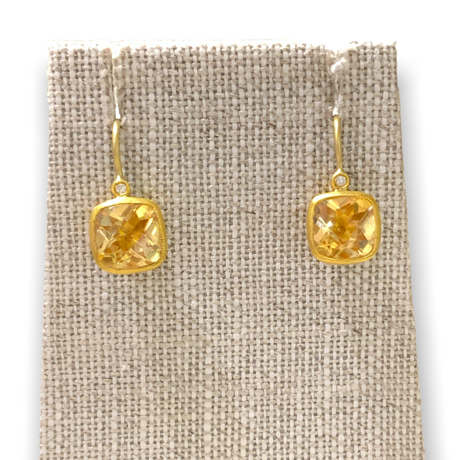 Earrings | Citrine & Gold